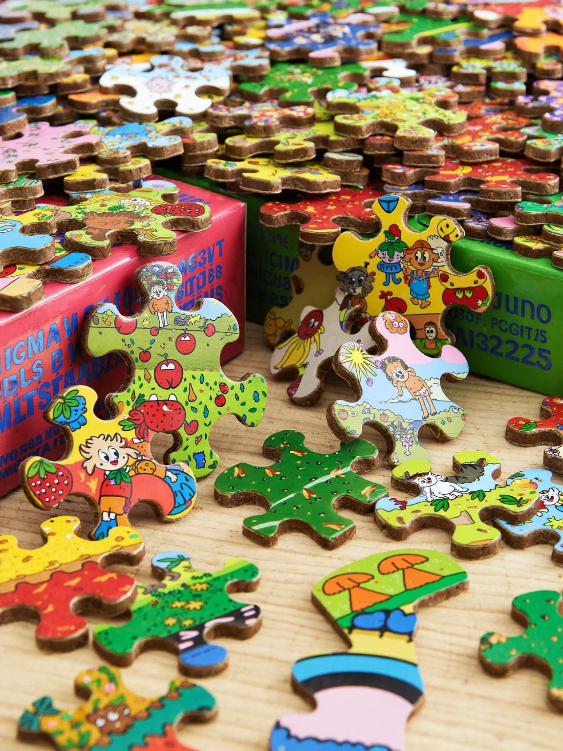 Illustration: Nahaufnahme ineinandergreifender Puzzleteile