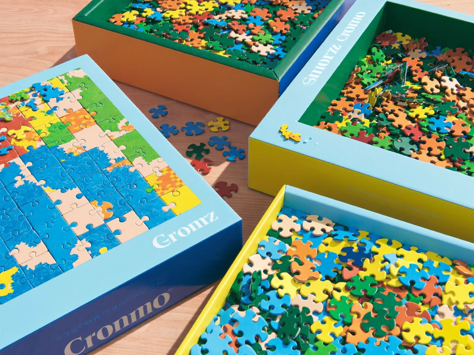 Illustration: fertiges Puzzle als Abschluss eines ruhigen Nachmittags